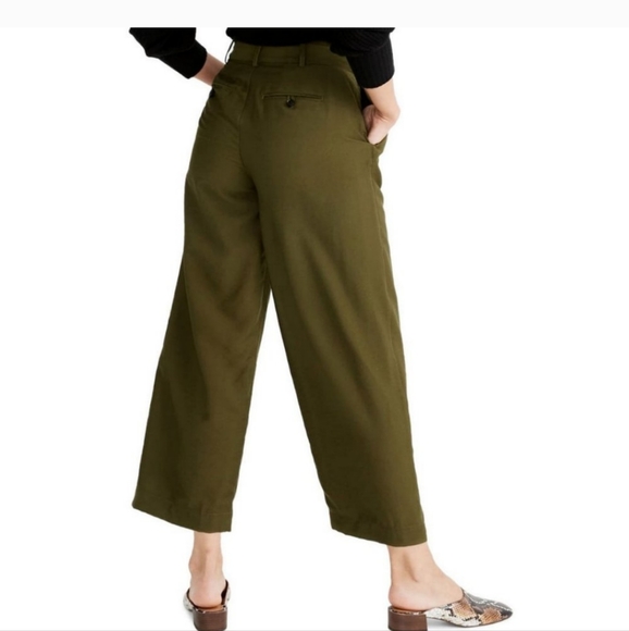 MADEWELL Drapey Pleated Wide Leg Pants XS - Picture 3 of 13